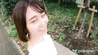 Tokios neuester Star Kurumi Aoyama Uniformierte Süße mit perfekten Brüsten und Po