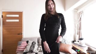 Première scène porno de Megumi Nakano Baisers de queue et seins ballottants