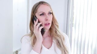 Sydney Paige & Axel Haze team up to creampie stepson's big cock in POV