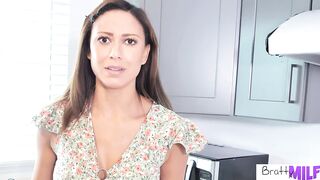"IF You Can Manage to Make Me CUM, I Will Allow You to FUCK Me" MILF Cassie Del Isla tells Stepson