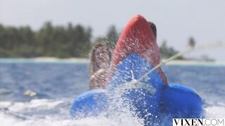 VIXEN – vacationing alone, sexy Freya finds a new distraction