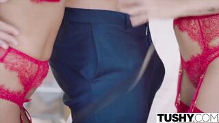 TUSHY Carter Cruise and Adriana Chechik Have an Unexpected T