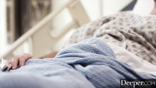 Infirmière Angela baise le patient Manuel, amour au premier rapport