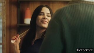 Deeper. College student Kylie seduces mild mannered tutor