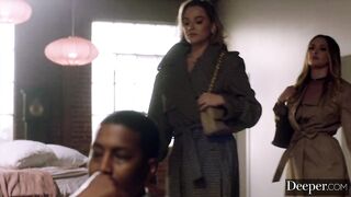 Kurvige Blake beherrscht eifrige Sub Lindsay für Dom's Vergnügen