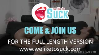 Petite Liona Cute Sucks Dick and Takes Cum In Her Mouth
