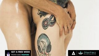 Tattooed Beauty Joanna Angel And Her Stepbrother Test Out Their Massage Service