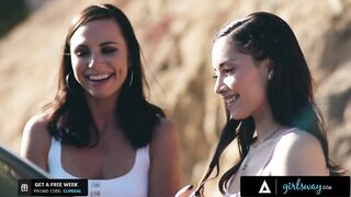 Hot College Girl Fucks Her Rival's Besties Aidra Fox And Aria Lee As Pay Back