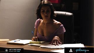 Sexy Undercover Agent Bangs The Company's Hot Boss To Keep Her Secret Identity