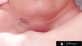 Naughty Teen Cheats On Her Boyfriend With His MILF Christie Stevens While He's Downstairs