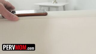 PervMom - Lucky Stud Bangs His Slutty Step Mother After He Sees Dirty Photos On Her Phone