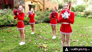 Ariana Marie Bangs Her Rude Cheerleader Team Captain With Dakota Skye And Their New Addition