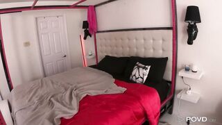Jessie verpasst Filme für hartes Heimfick Vibrator Spermagefüllte Muschi