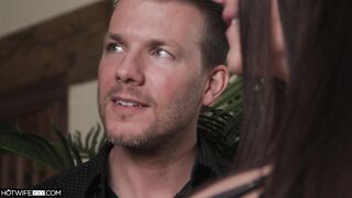 Curvy Wife Elizabeth Skylar's Hotwife Debut with Co-Worker and Husband