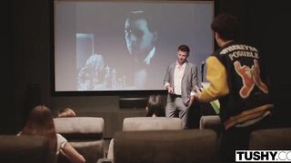 Stella Barey's Professor Gets A Contemporary Lesson
