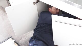 Housewives Go Nuts Over Bill, Pay Handyman With Their Pussies