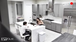 SPYFAM Ava Addams Begs For Stepson's Cock On Valentine's Day