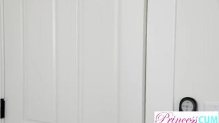 Spinner Teen Dakota Tyler Discretely Sucks Stepbro's Dick While He Talking to Stepmom S3:E8
