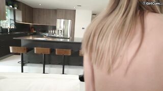 Mehrfache Orgasmen mit ferngesteuertem Vibrator und Gesichtsbesamung