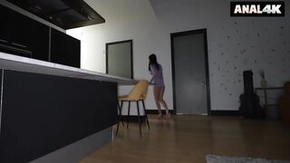 Big Cock Fills Anal Slut Completely