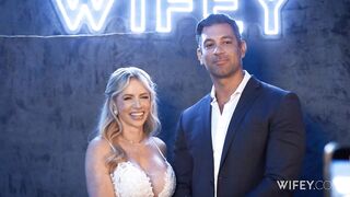 Danielle's Wedding Night Gangbang While Husband Watches