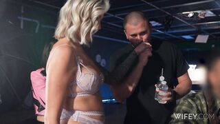 Blonde Hotwife Candice's BBC Threesome Adventure With Husband Chris