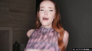 Husband Films Redhead Wife's BBC Stretch