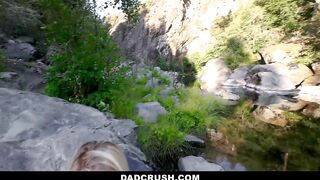 Stepdad's Protective Hike Ends in Naked Lake Fun