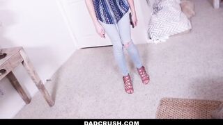 Daddy's Pissed So Daughter Cadey Mercury Rides His Cock