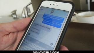 Blindfolded Step Sis Shared by Tormenting Bro & Friend