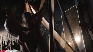 Aria Banks Cegada en Aventuras de Mazmorra BDSM